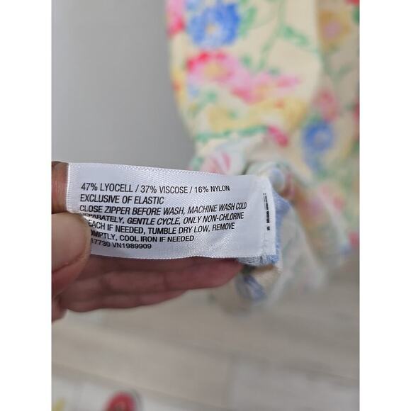 A NEW DAY Womens Mini Woven Tank Summer Dress Floral Print Beach Size 20 - Picture 9 of 10